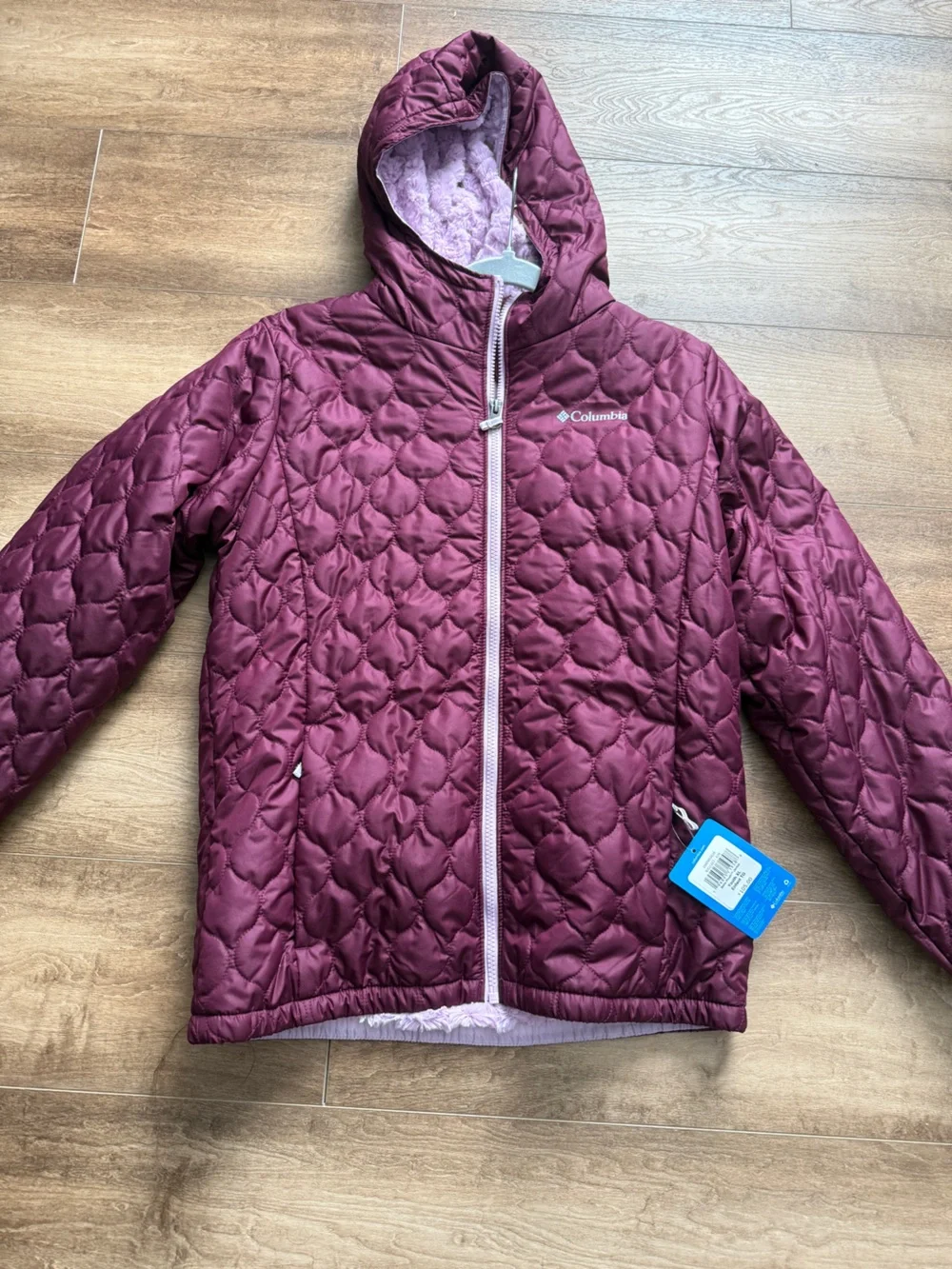 Columbia Girls' Hooded Quilted Puffer Jacket